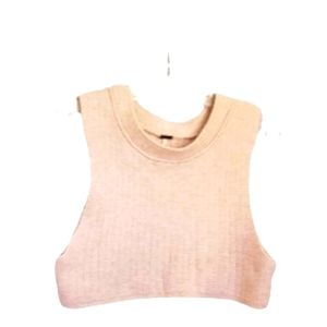 Free People Cropped Sweater Vest